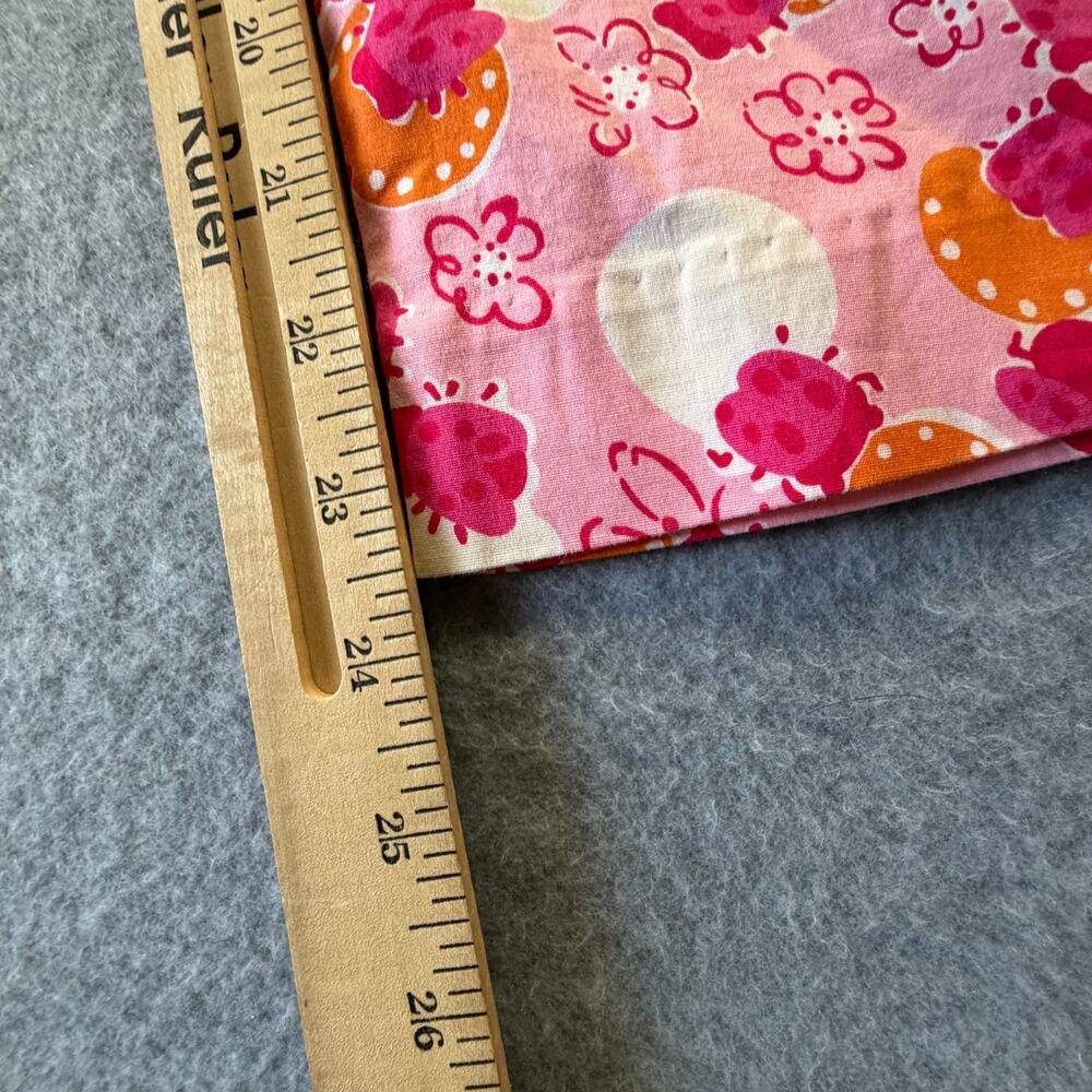 vtg Lilly Pulitzer Ladybug Citrus Print Pants Size 6 Preppy Resort Chic Pink - Picture 4 of 7